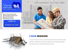 Tablet Screenshot of legacyhomeplans.com